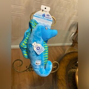 - Brand New Spunky Pup Dog Toy With Squeaker Seahorse 12”